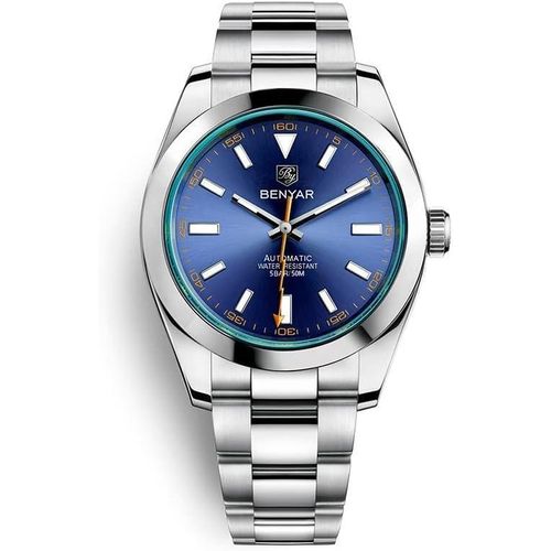 Montre Homme Automatique Étanche 50M – Bracelet Acier Inoxydable – Style Business et Sport