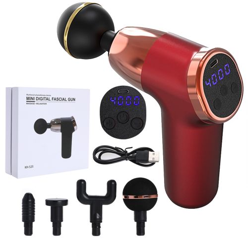 Rouge Masseur Profond,Relaxation Du Corps,Vibreur Musculaire Fitness Et athlètes