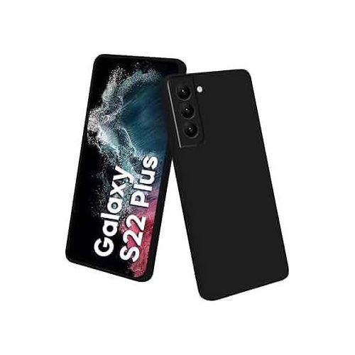 Pochette silicone pour Samsung S22 Plus noir