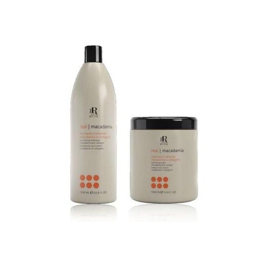 Macadamia Star kit Shampooing & Masque nourrissant Collagène 1000 ML