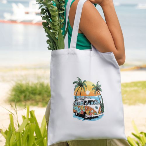 Tote bag - welcome summer Bienvenue lt