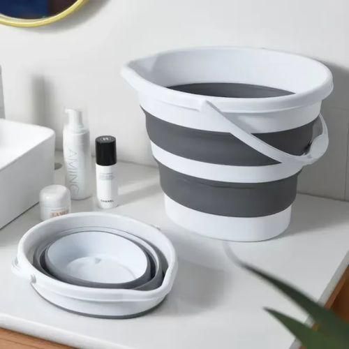 Panier pliable en silicone pour le linge, le camping et le rangement à la maison