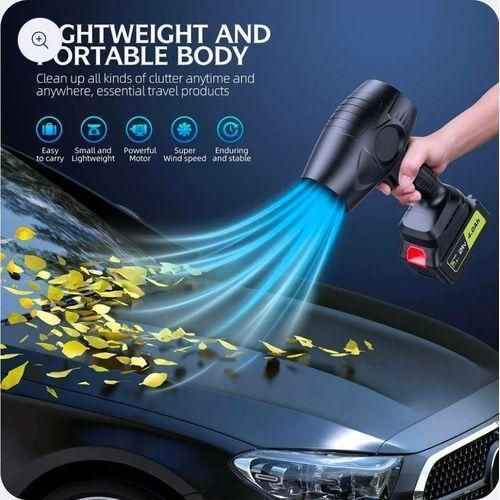1. Souffleur d’Air Portable Haute Puissance – Turbine Électrique Sans Fil 48V avec Batterie Rechargeable pour Jardin, Maison, Automobile, Garage et Atelier