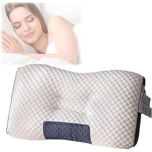 Oreiller cervical orthopédique en mousse à mémoire de forme, Confort et soutien optimal, un sommeil réparateur et un soulagement des douleurs