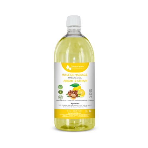 HUILE DE MASSAGE (ARGAN ET CITRON) 1L