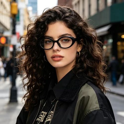 Lunettes vintage forme œil-de-chat