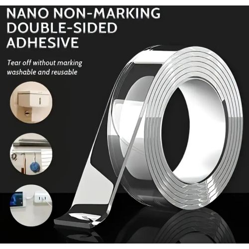 Ruban adhésif nano ultra puissant réutilisable multifonction
